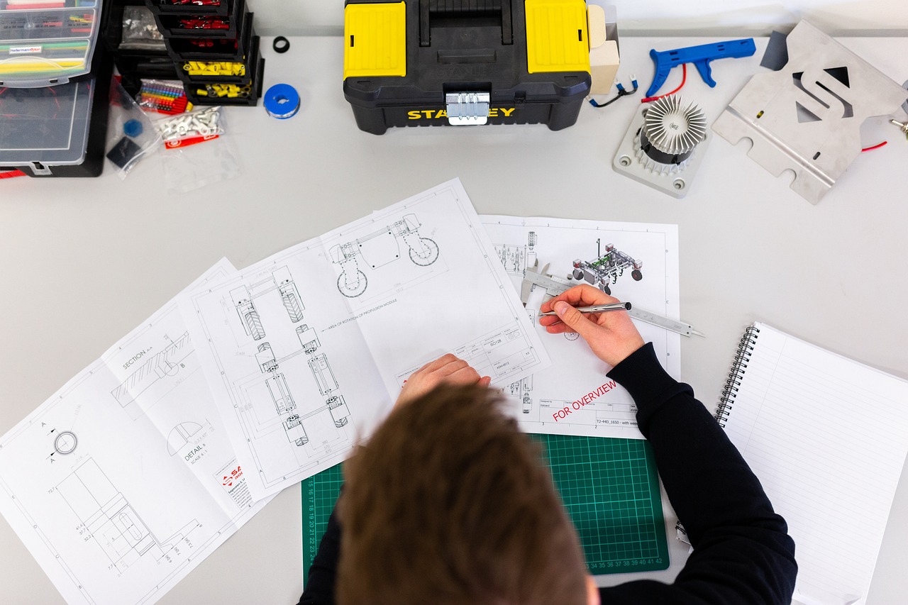 engineer working